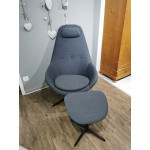 Kokon Relax-Sessel, inkl. Hocker