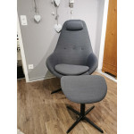 Kokon Relax-Sessel, inkl. Hocker