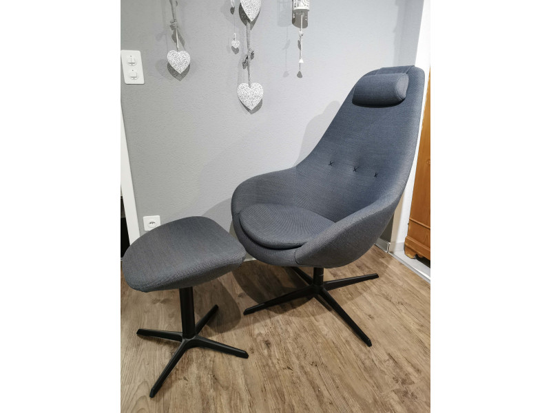 Kokon Relax-Sessel, inkl. Hocker